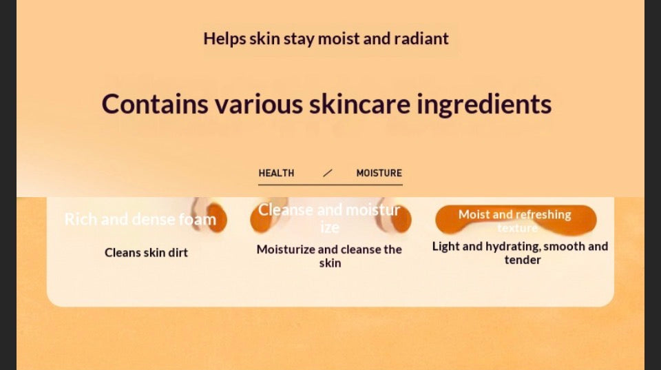 Lait Nettoyant Vitamine C - Nettoyant Visage Éclat