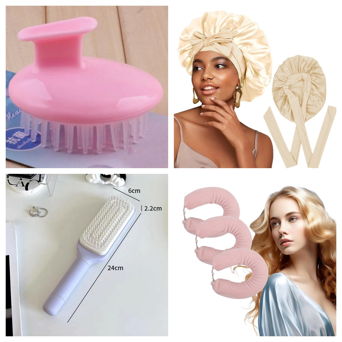 Brosse Shampoing Silicone – Massage Cuir Chevelu
