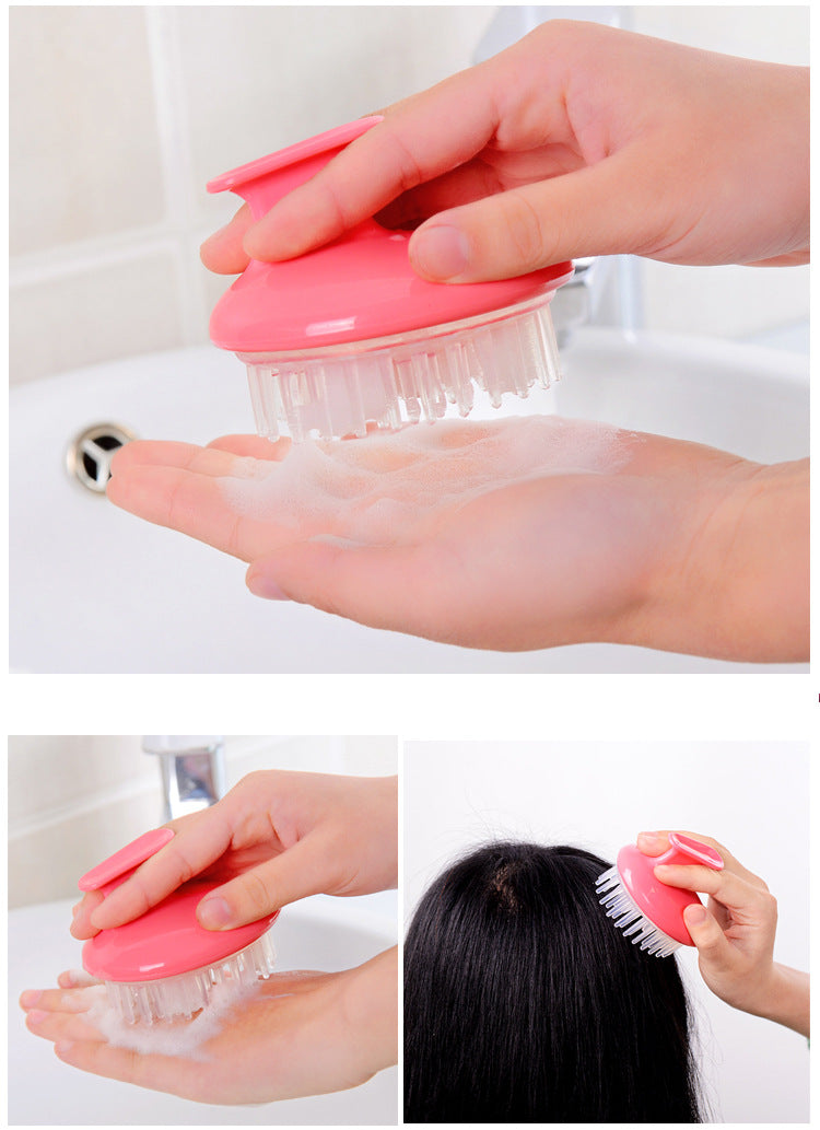 Brosse Shampoing Silicone – Massage Cuir Chevelu