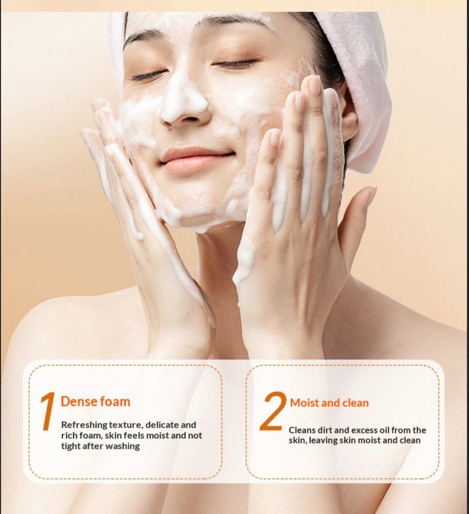 Lait Nettoyant Vitamine C - Nettoyant Visage Éclat