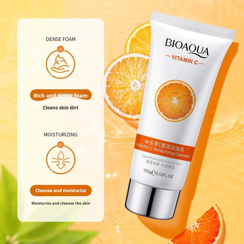 Lait Nettoyant Vitamine C - Nettoyant Visage Éclat