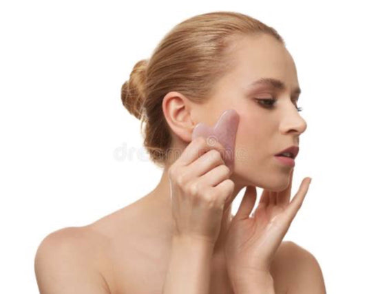 Gua Sha en Pierre Naturelle - Lift Éclat et Drainage