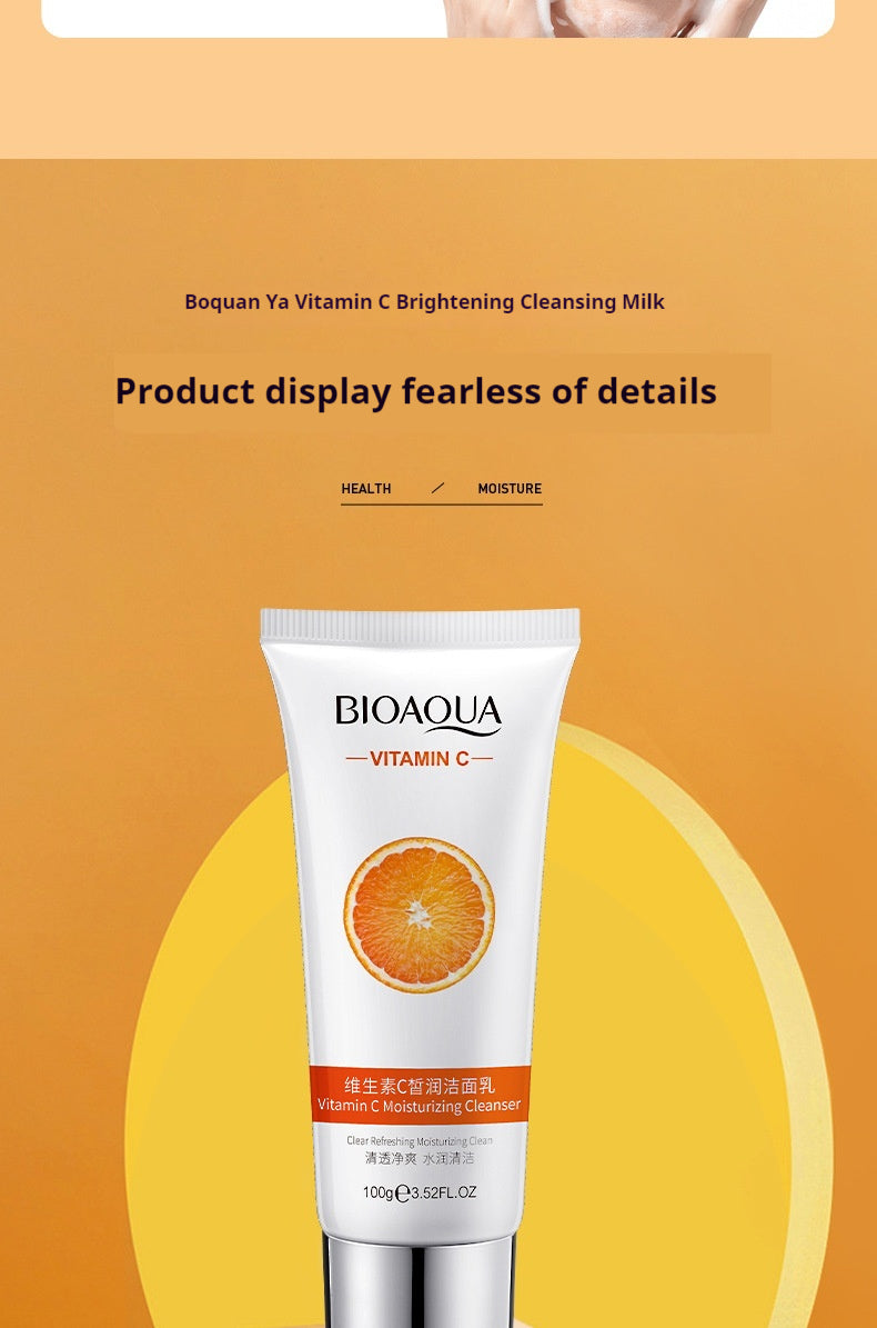Lait Nettoyant Vitamine C - Nettoyant Visage Éclat